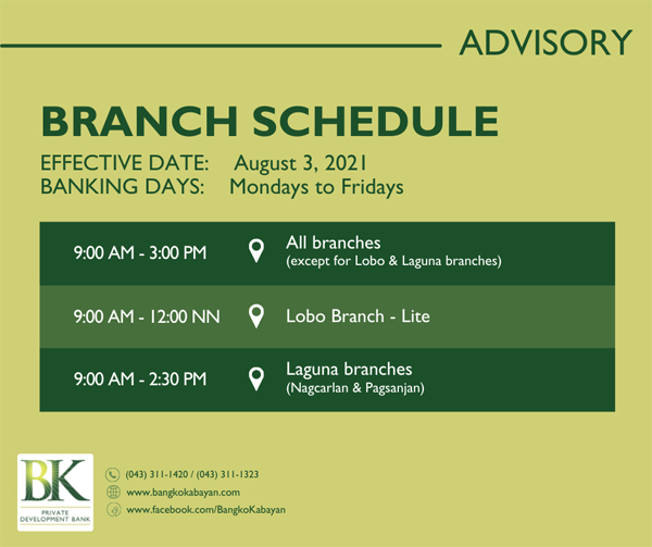 210719 Branch Sched