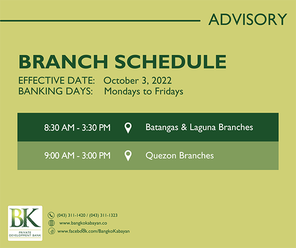 220301 Branch Sched